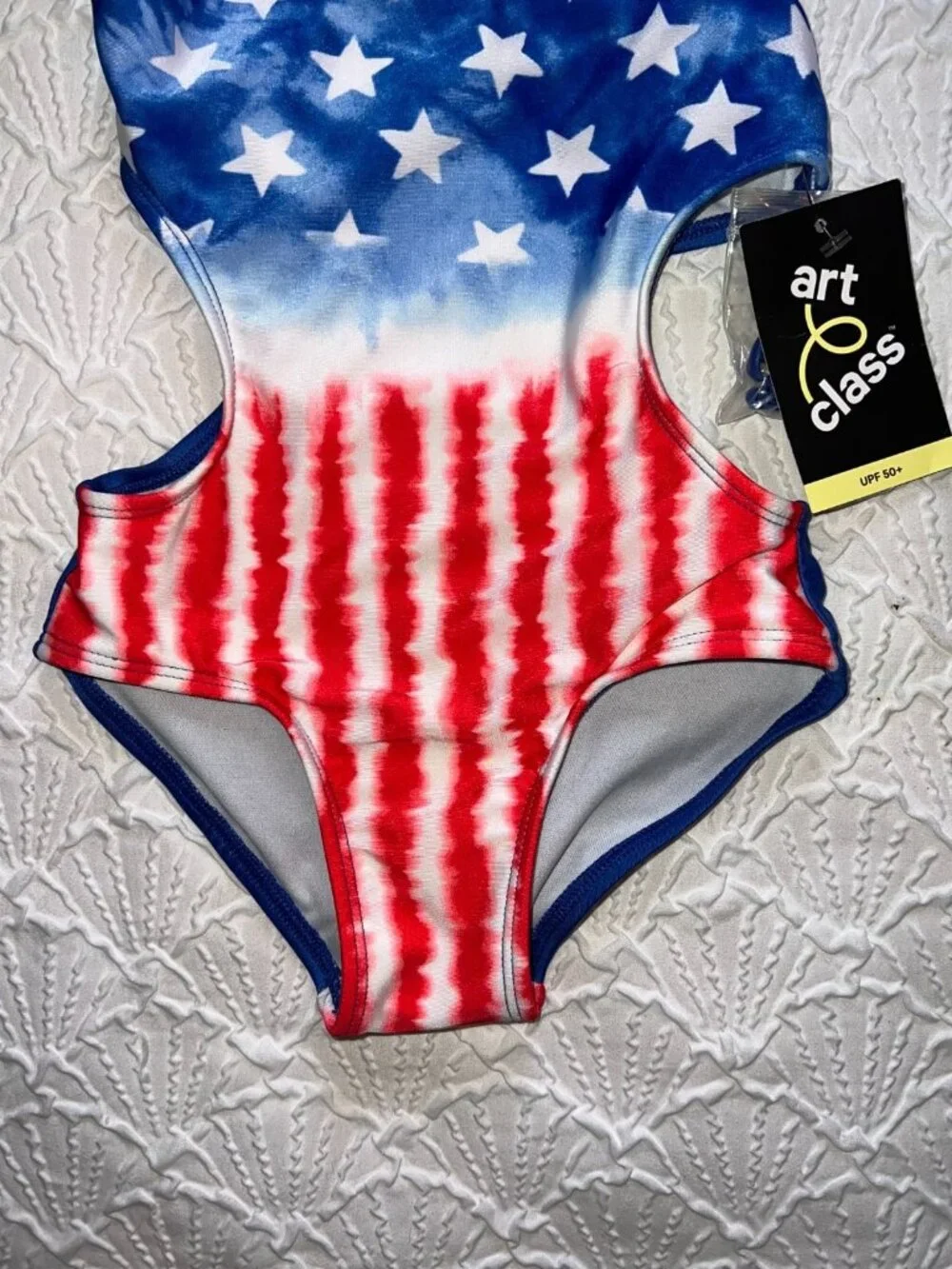 Girls lot of 2 NEW Bathing Suits Size XS (4/5) 1Pc and 2 Pc Art Class American